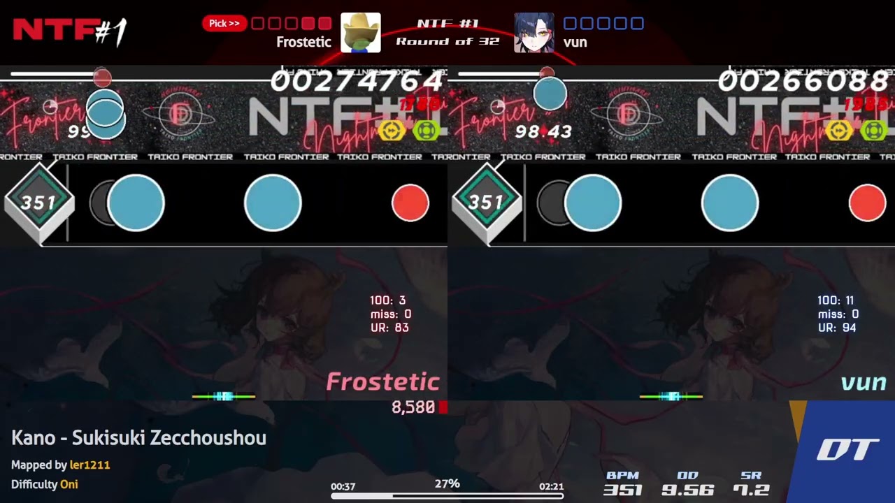 NTF#1 - Ro32: Frostetic vs vun