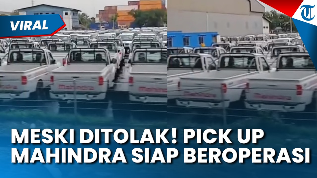 PENAMPAKAN PICK UP INDIA yang Diimpor untuk Kopdes Merah Putih Tiba di Pelabuhan Indonesia
