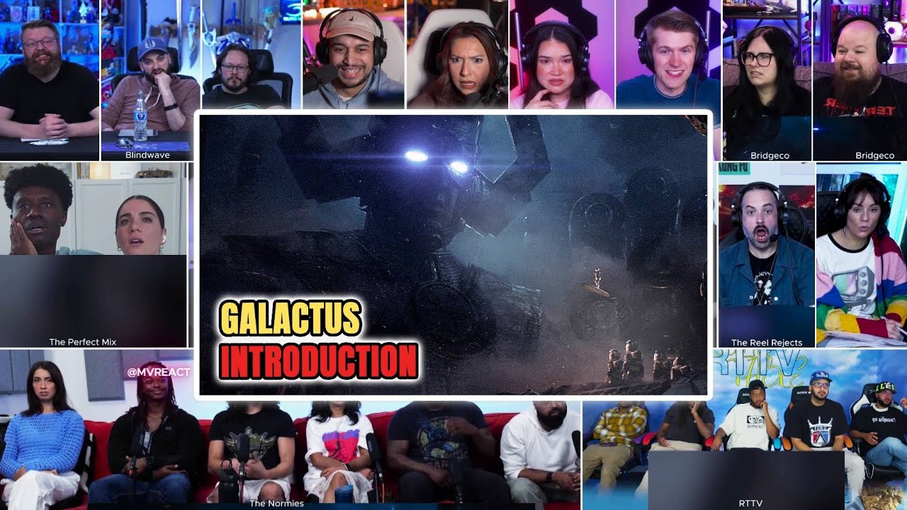 GALACTUS INTRODUCTION | FANTASTIC FOUR REACTION MASHUP