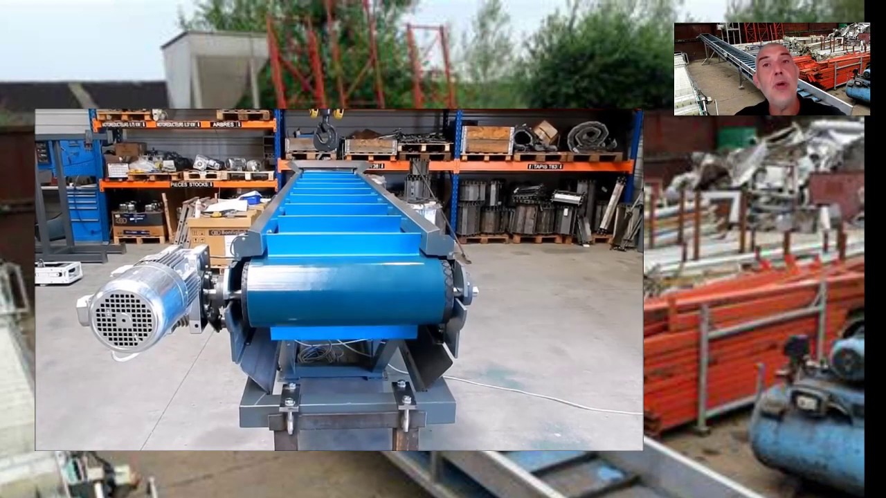 exercice de maintenance : modifier la vitesse d'un tapis de convoyeur.