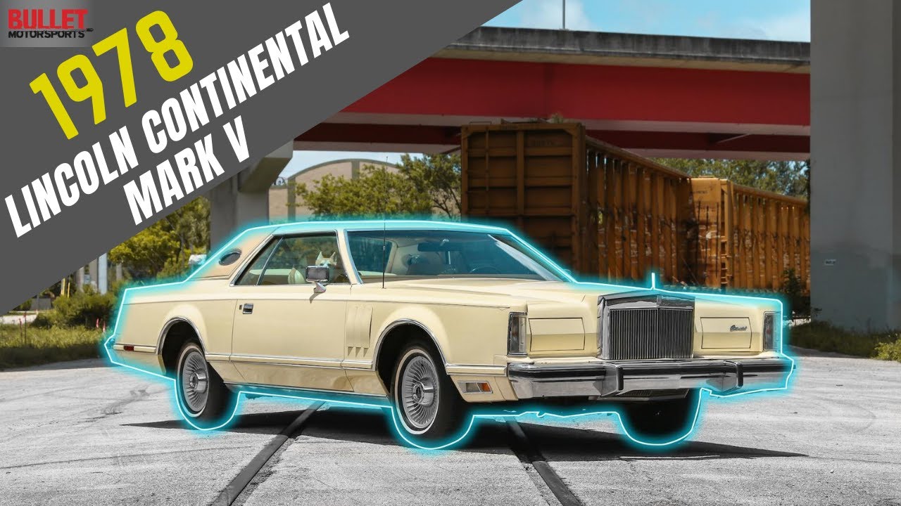 Этот Lincoln Continental Mark V 1978 года выпуска легко может стать автомобилем для повседневных ...