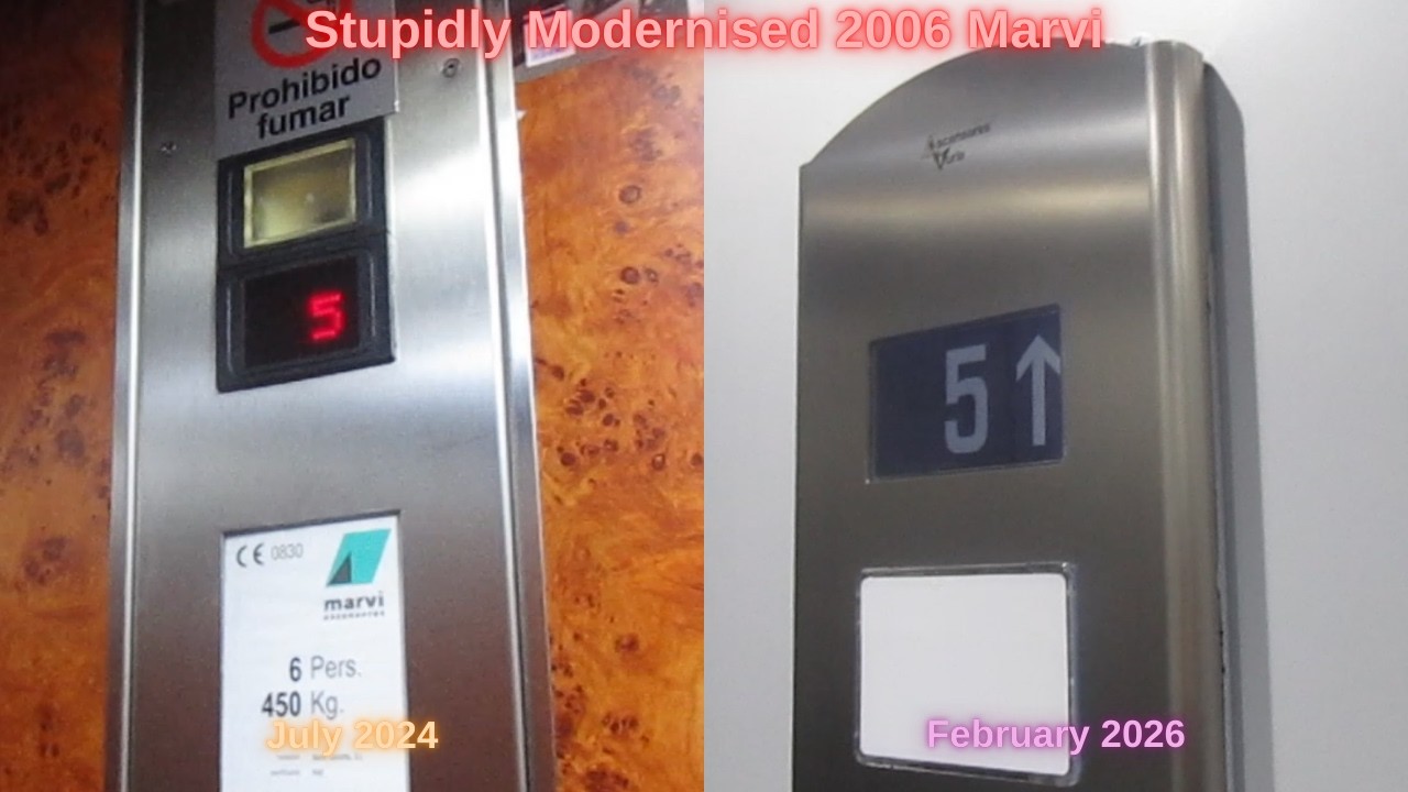 This Modern Marvi lift I filmed back in July 2024 has now been modernised...