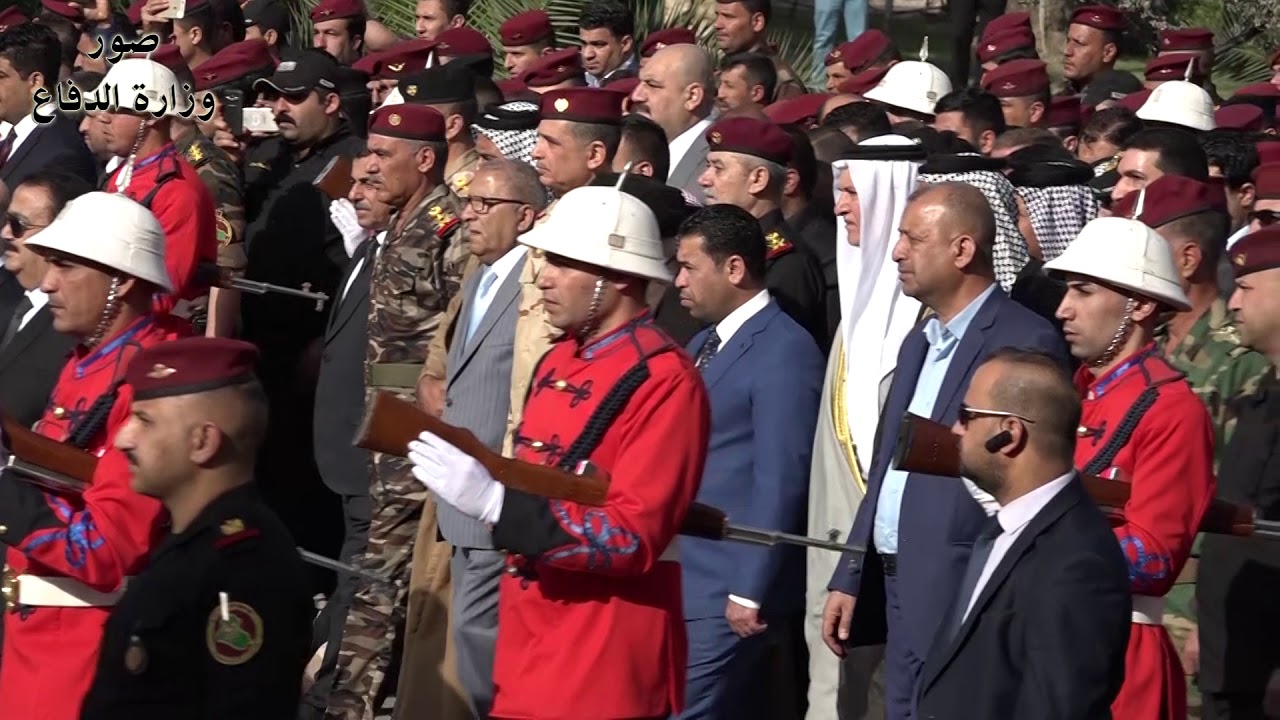 بمراسيم مهيبة.. وزارة الدفاع تشيع جثمان الشهيد العميد  (شريف إسماعيل المرشدي) آمر لواء (57)