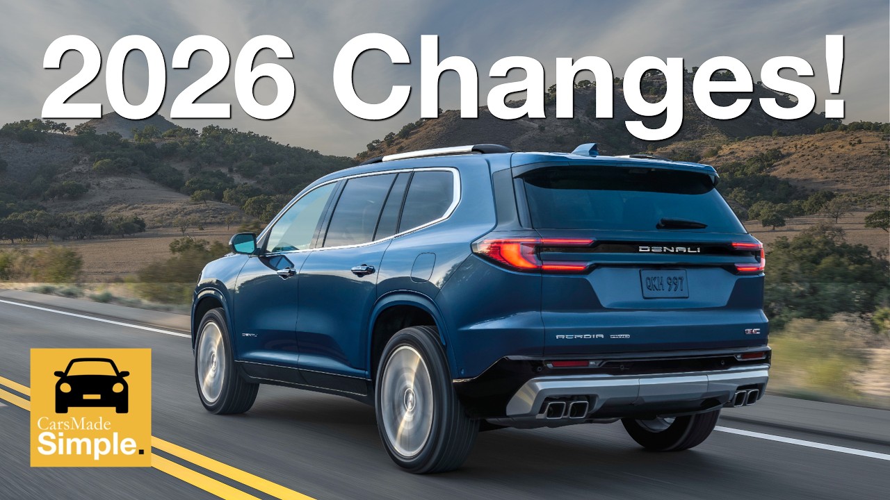 2026 GMC Acadia Full Change List | No More Denali Reserve!