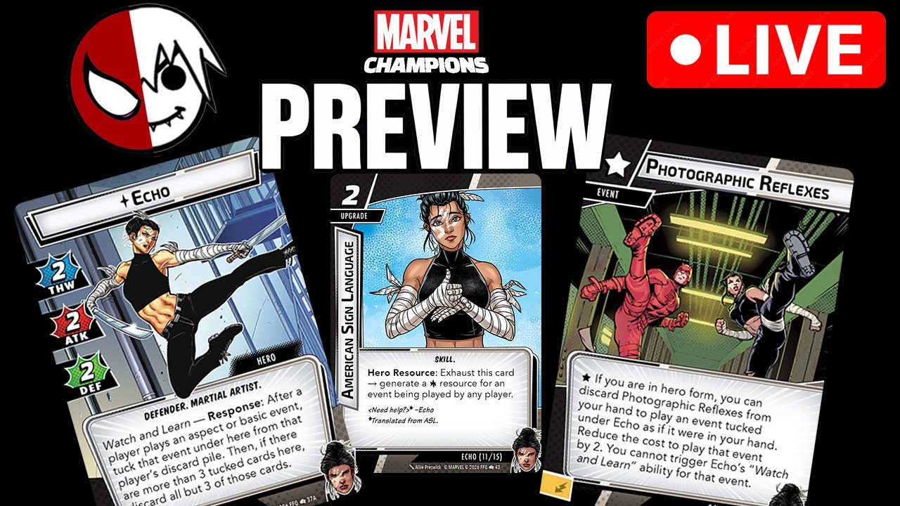ECHO Hero Preview for Marvel Champions Fear No Evil