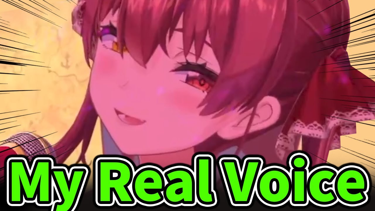 Marine finally reveals her Real Voice【Hololive/Eng sub】