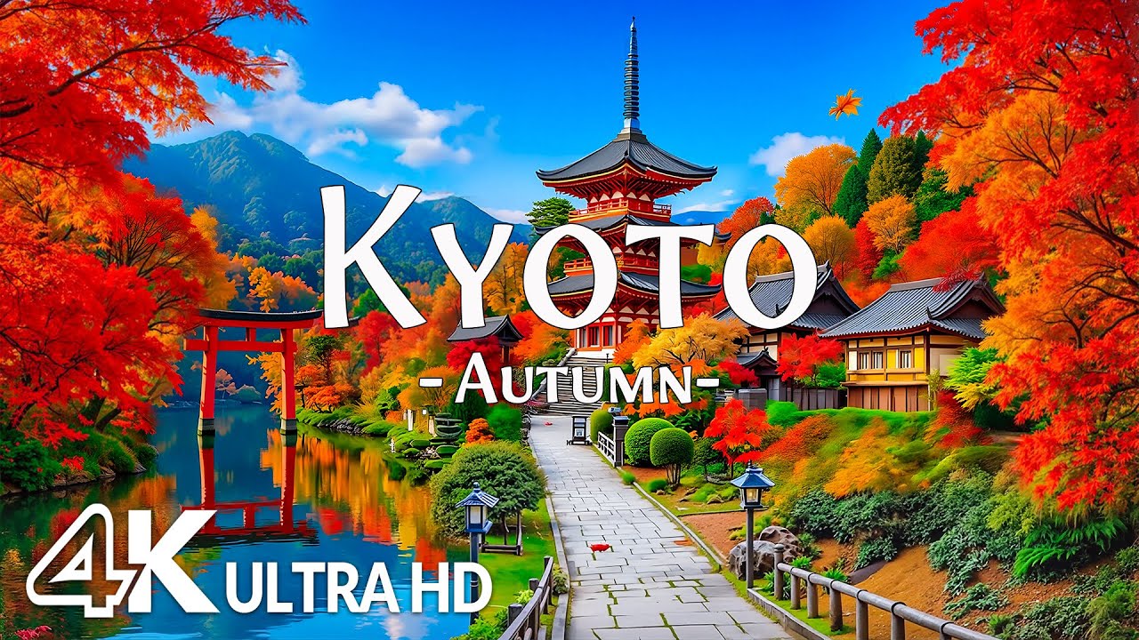 Autumn in Kyoto, Japan 4K 🍁 Discover majestic temples among red leaves 🍁 Travel Vlog