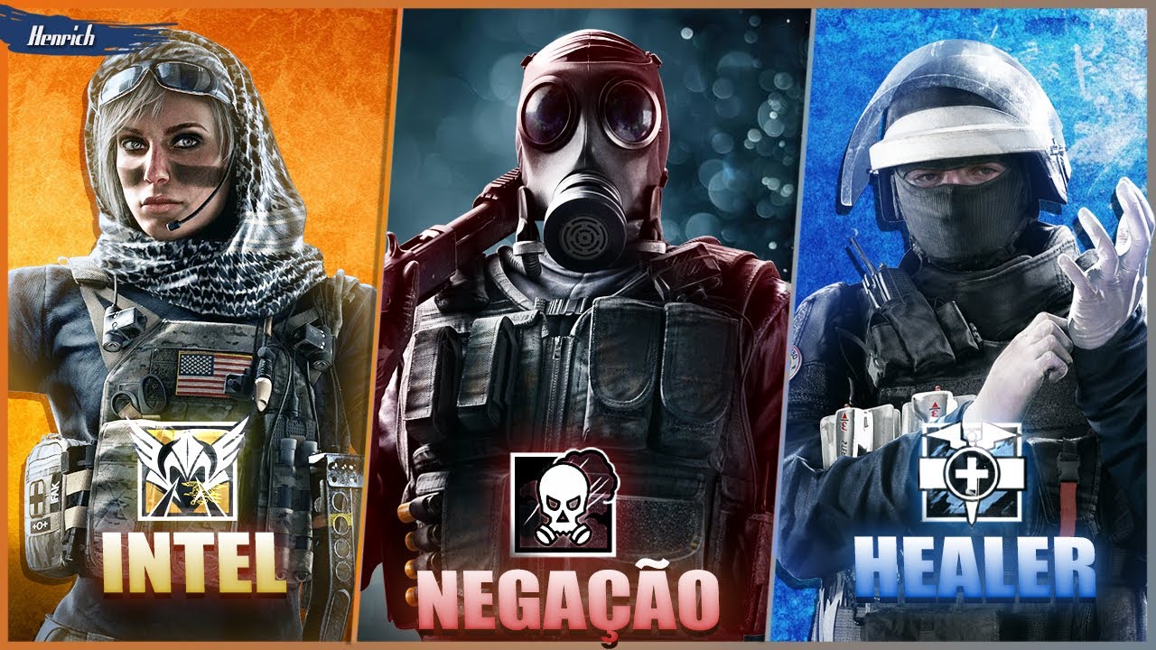 Os MELHORES DEFENSORES de cada FUNÇÃO no RAINBOW SIX SIEGE!