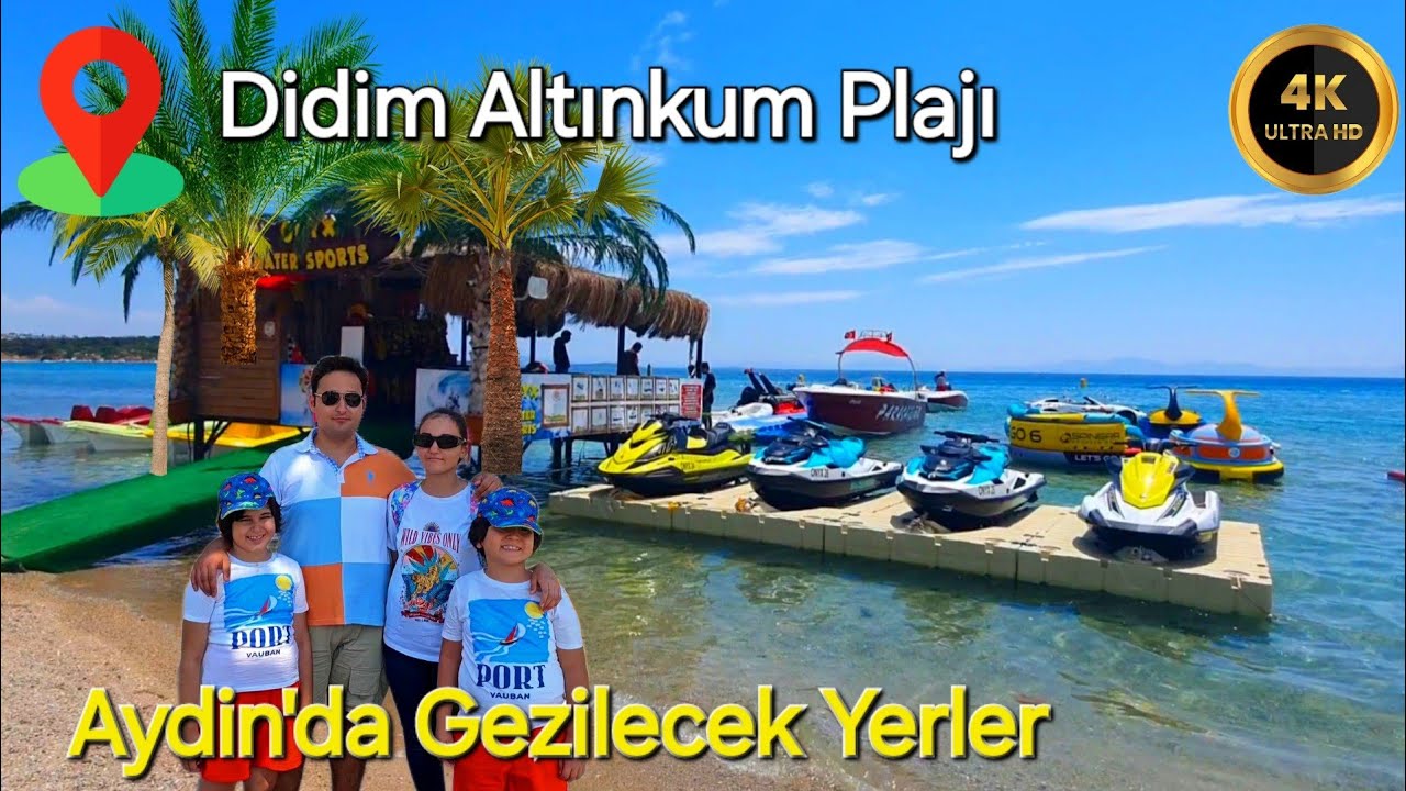 DİDİM ALTINKUM PLAJI- DİDİM AYDIN'DA EN GÜZEL PLAJLAR REHBERİ - 4K (2024)