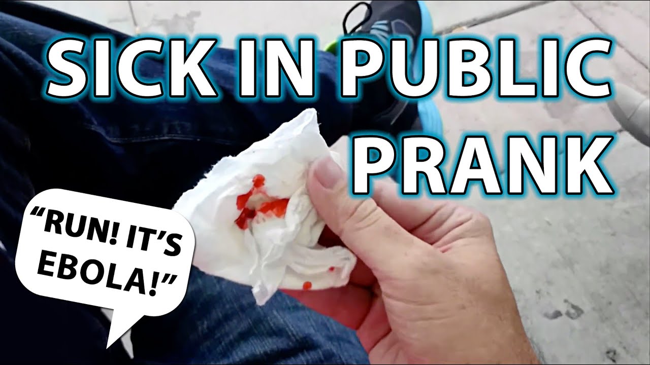EBOLA PRANK / Public Sick Person Social Experiment