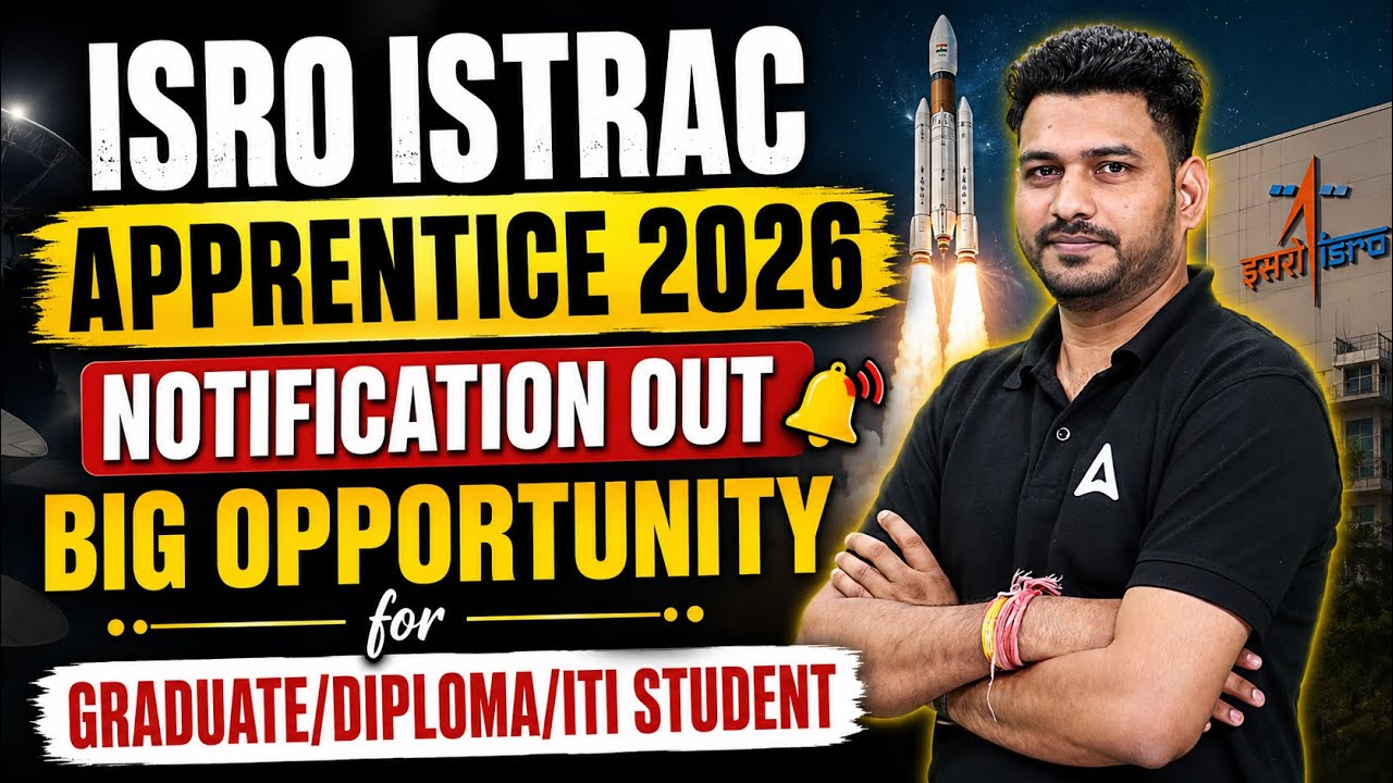 ISRO ISTRAC Apprentice 2026 Notification Out | Graduate, Diploma & ITI Jobs 🚀