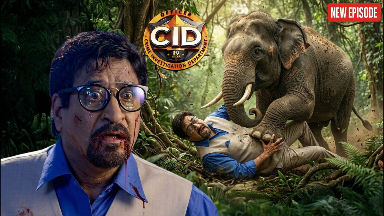 ডঃ শালুখে একটি বন্য হাতির আক্রমণের শিকার হন || CID BANGLA  || NEW EPISODE