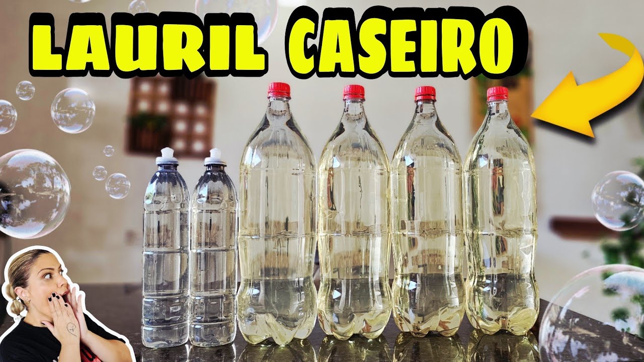 A RECEITA PEQUENA DO NOSSO LAURIL CASEIRO VOLTOU SEU SABÃO E DETERGENTE COM MUITO MAIS ESPUMA 😱