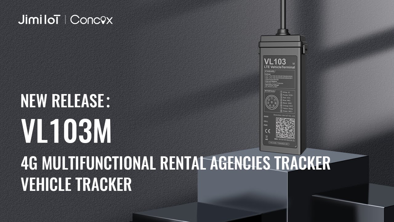Jimi VL103M 4G Multifunctional Vehicle Tracker