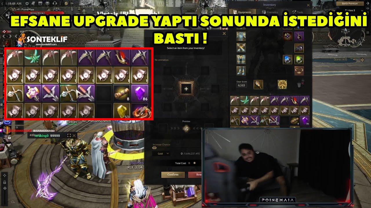 PoineMaia -  (Galia) Çok İstediği İtemi Sonunda Basıyor - Serverda Tekkk ! Rise Online