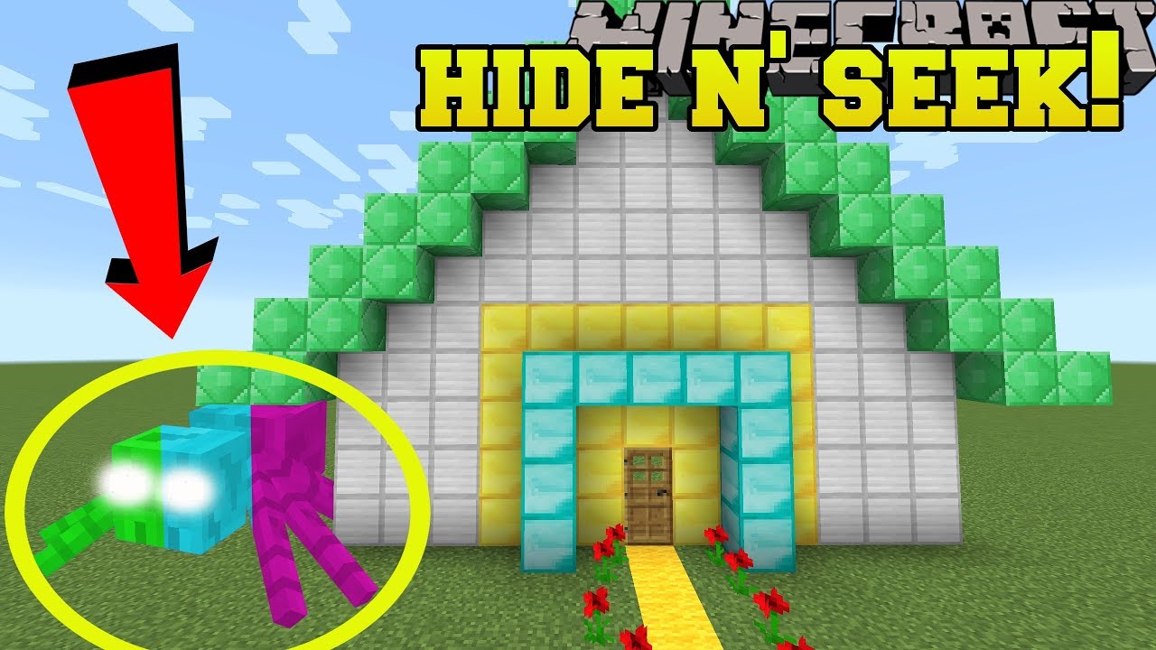 Minecraft: ПРЯТКИ С ЦВЕТНЫМИ ПАУКАМИ!! - Morph Hide And Seek - Мини-игра с модами