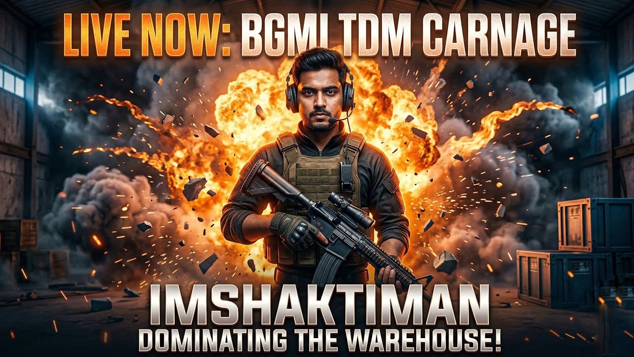 IamShaktiMan is Live | DOMINATING THE WAREHOUSE