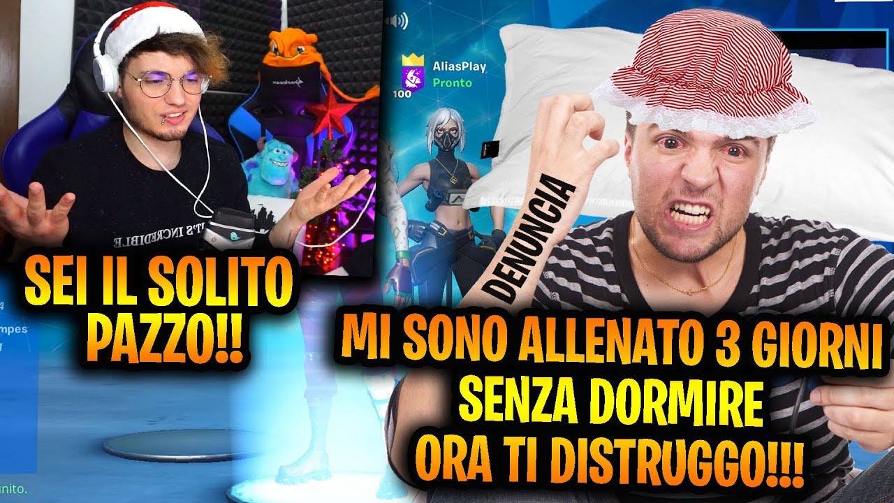IL PRO CONVINTO ALIAS non HA DORMITO 3 GIORNI per ALLENARSI e DISTRUGGERMI! MA FINISCE MALE! 🤣