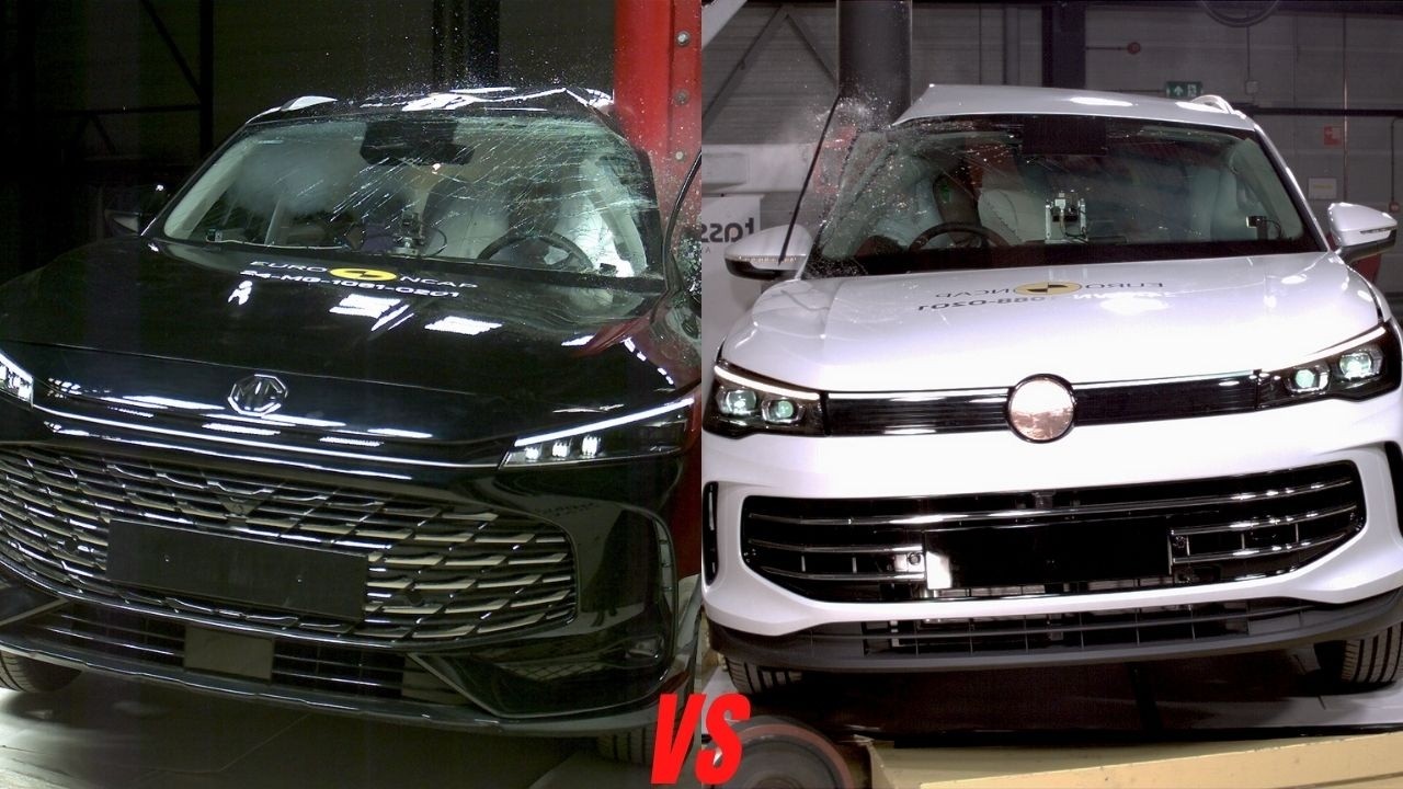 2025 MG HS vs 2024 VW Tiguan: Euro NCAP Crash Test Showdown!
