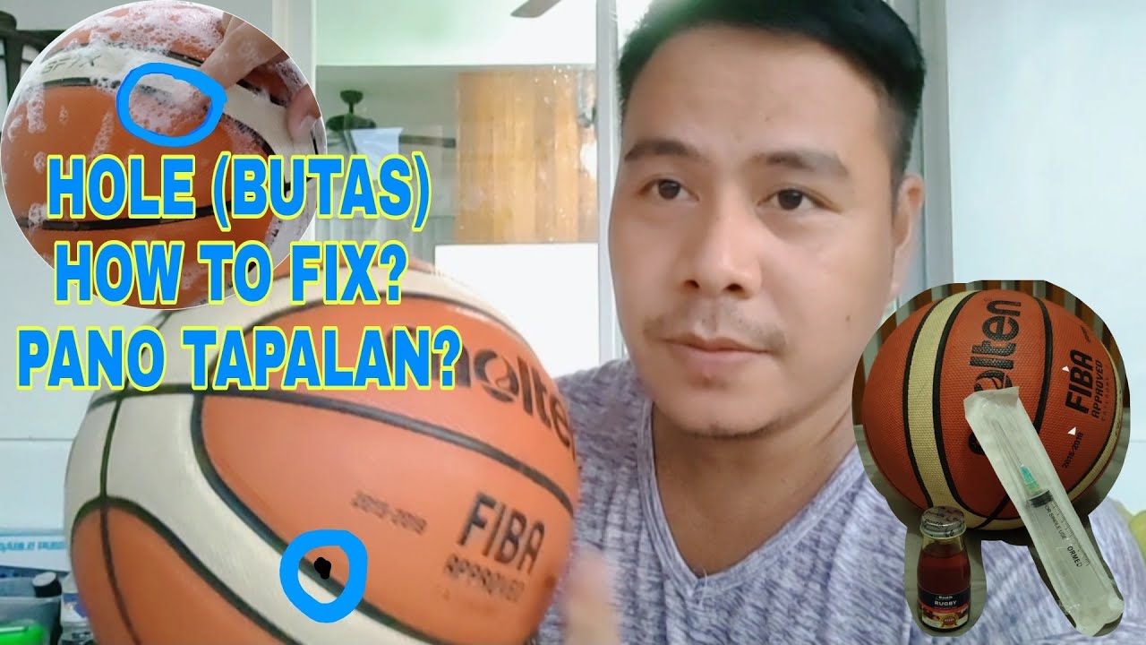 Pierced Ball🏀 how to fixed?                           Butas na Bola pano tapalan?