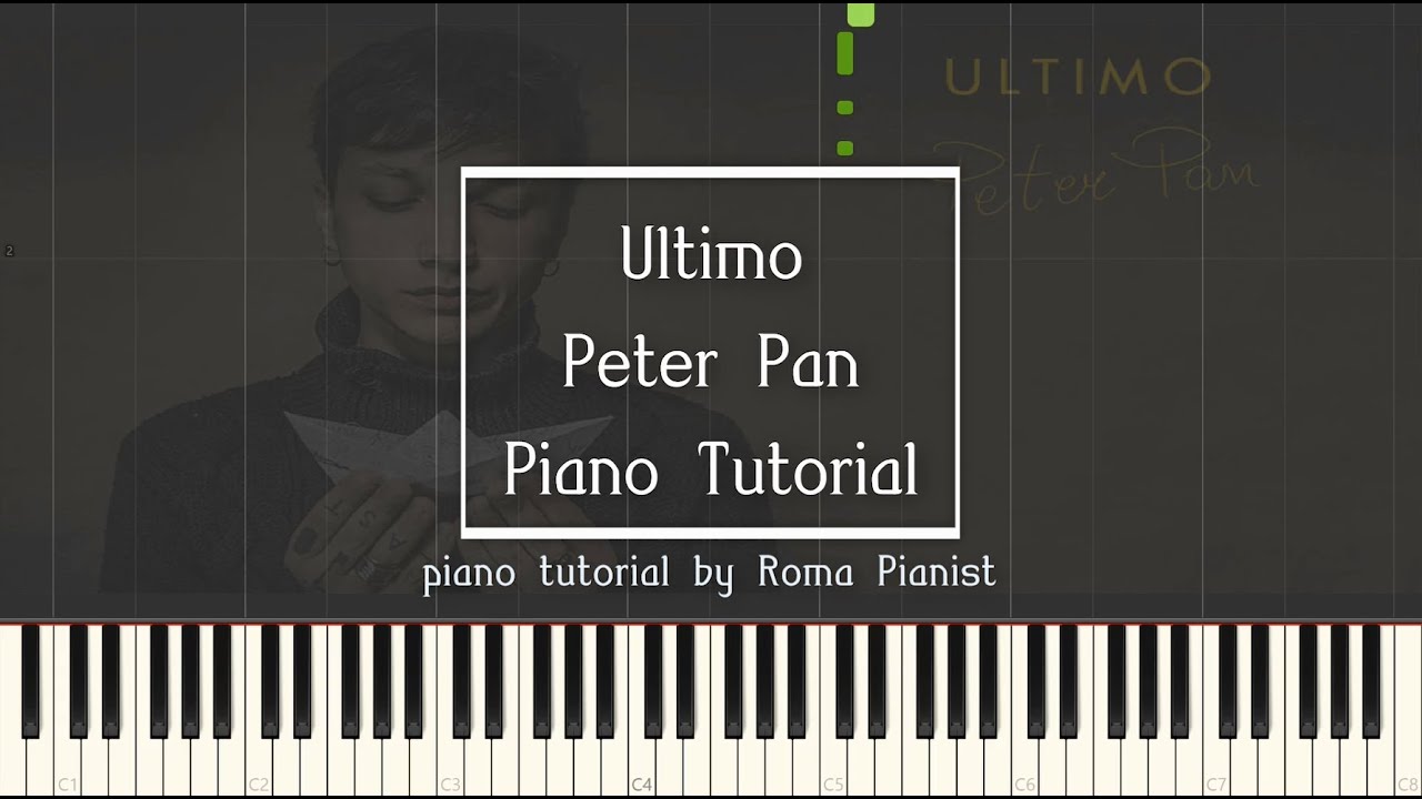 Ultimo - Peter Pan (piano tutorial)