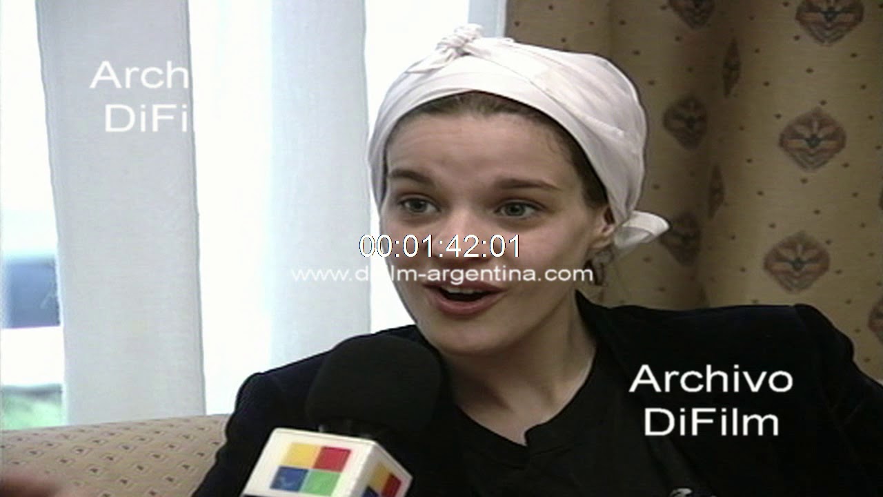 Leticia Bredice en el Festival Internacional de Cine de Mar del Plata 1996