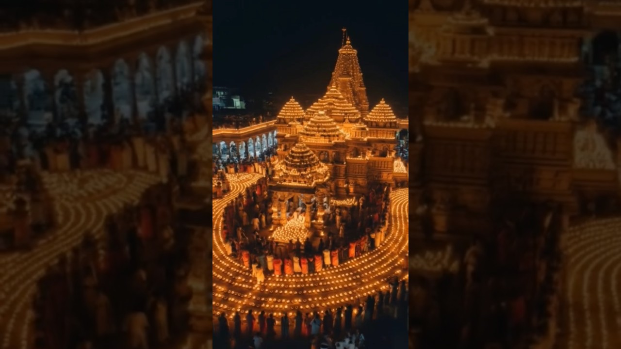 Ayodhya Ram Mandir Diwali 2025 ✨ Beautiful Decoration & Lights