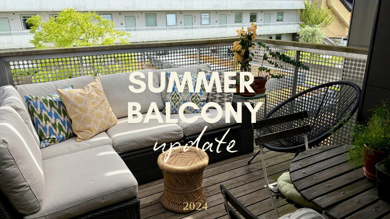 Updating My Scandinavian Home for Summer |Shop, Style & Straighten My Balcony & Living Room With Me