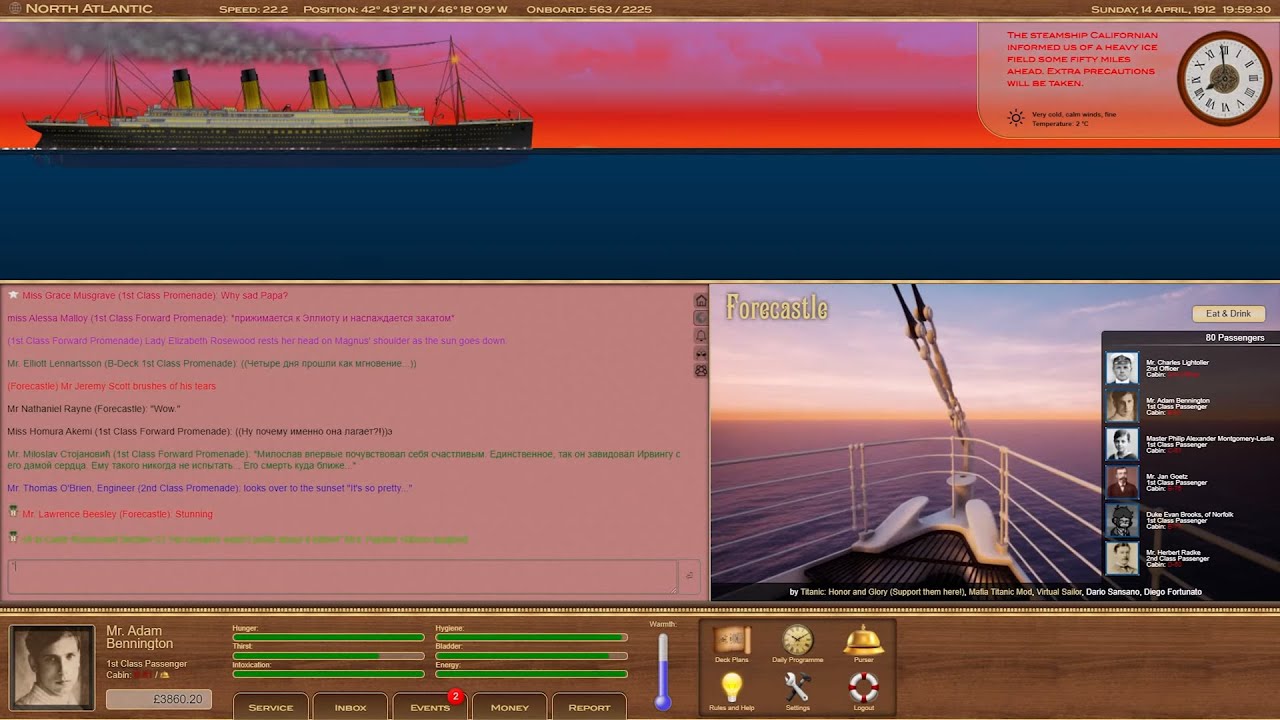 Titanic Voyage 2021 (RPG) | The Last Sunset