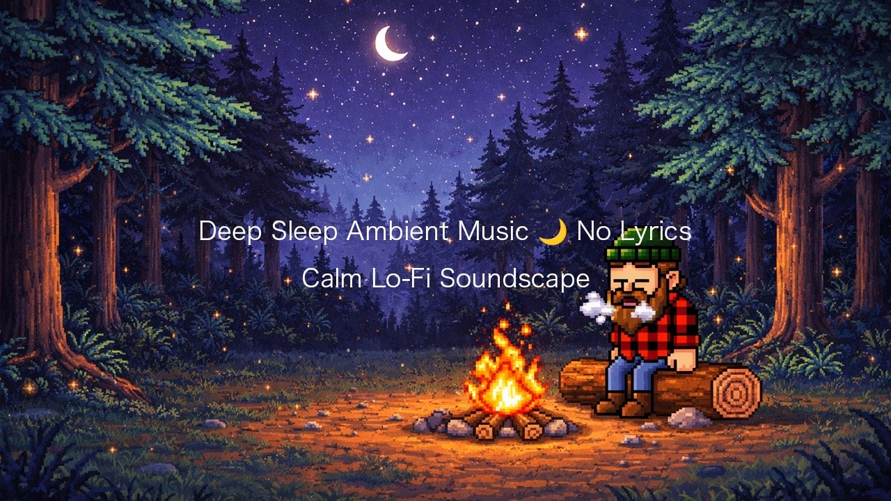 🌳Deep Sleep Ambient Music 🌙 No Lyrics | Calm Lo-Fi Soundscape