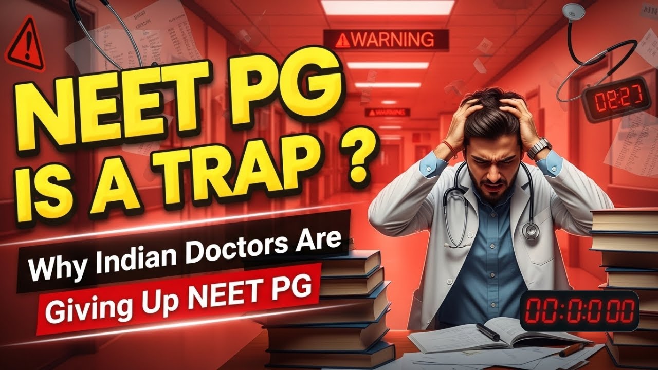 NEET PG Is A Trap ? The Harsh Truth About Postgraduate Medical Education in India