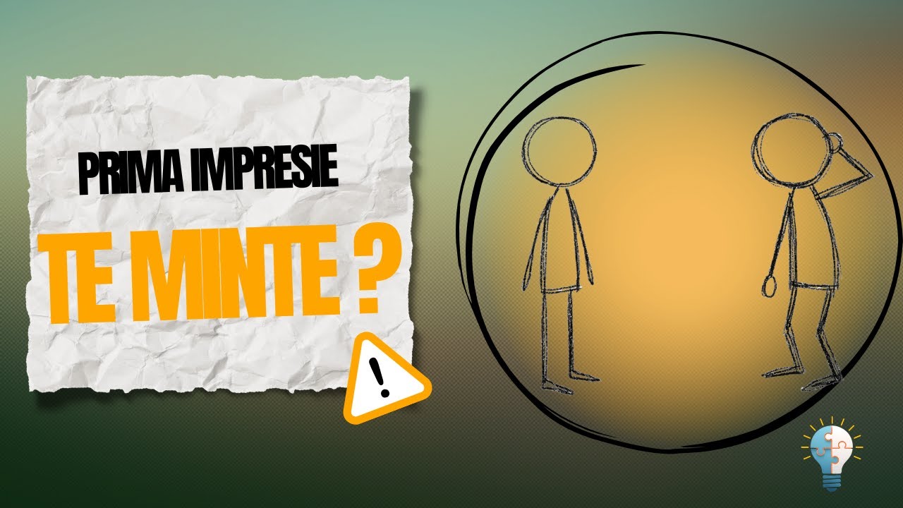 De ce avem &icirc;ncredere &icirc;n prima impresie | Psihologie explicată