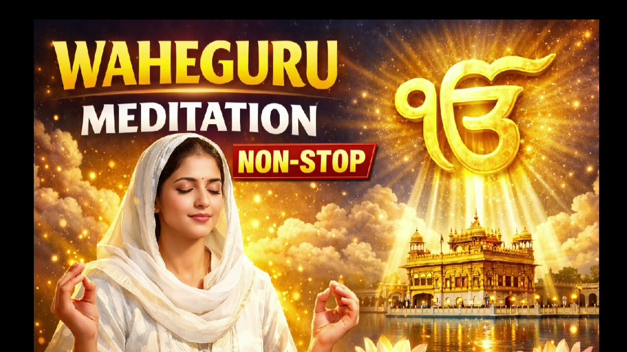 Waheguru Simran Non Stop | Deep Meditation for Peace & Positivity