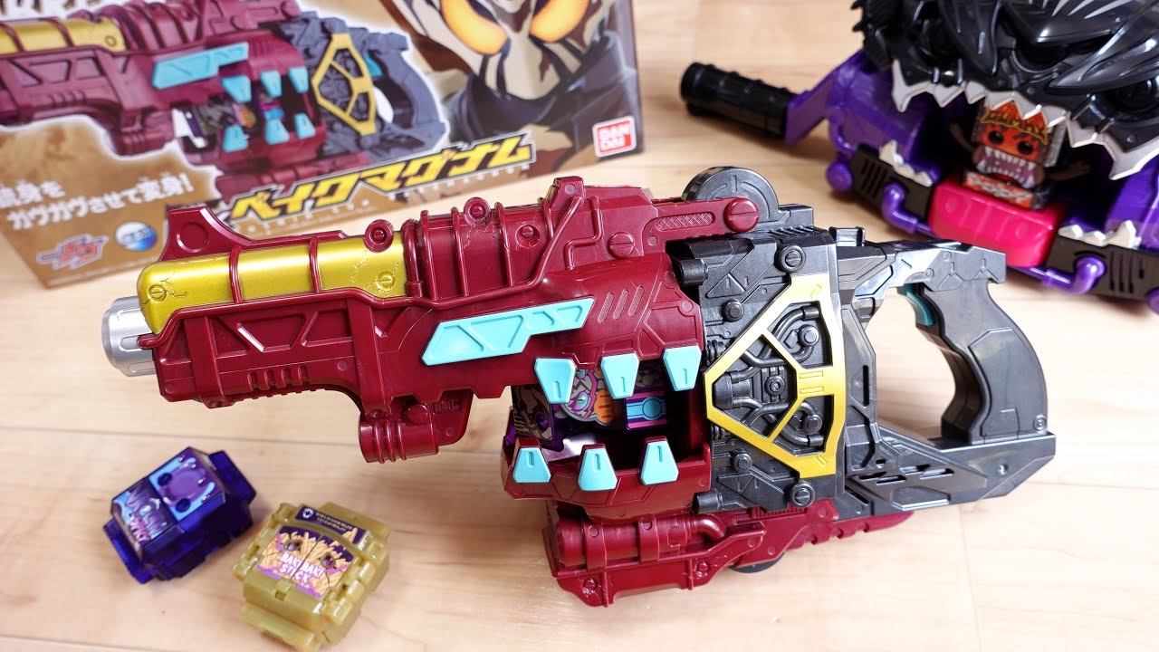 仮面ライダーベイクに変身 & ビターガヴフォームチェンジ！DXベイクマグナム & ブレイクッキーゴチゾウ レビュー！
