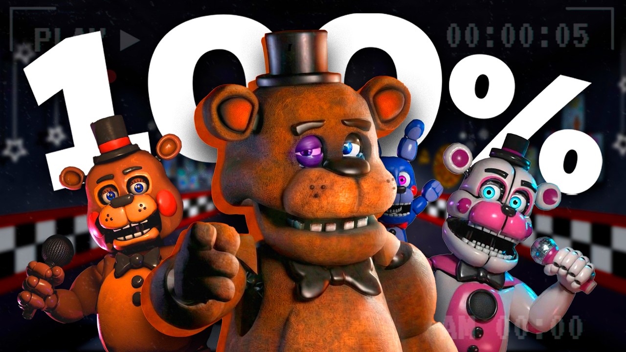Eu joguei 100% de TODOS OS FNAFS (clássicos)... e ME ARREPENDI.
