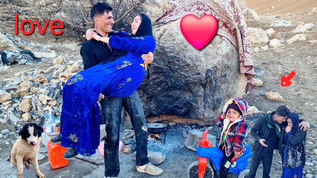 Architecture of love and taste: Afshin and Leila's unique kitchen in the mountains.🏠👩‍❤️‍👨❤