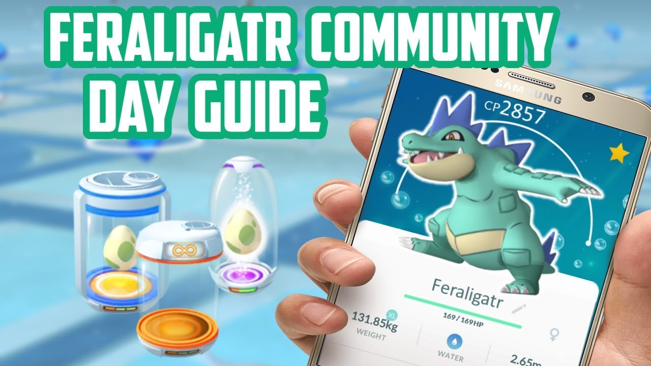 Руководство ко Дню сообщества Feraligatr для Pokemon Go!