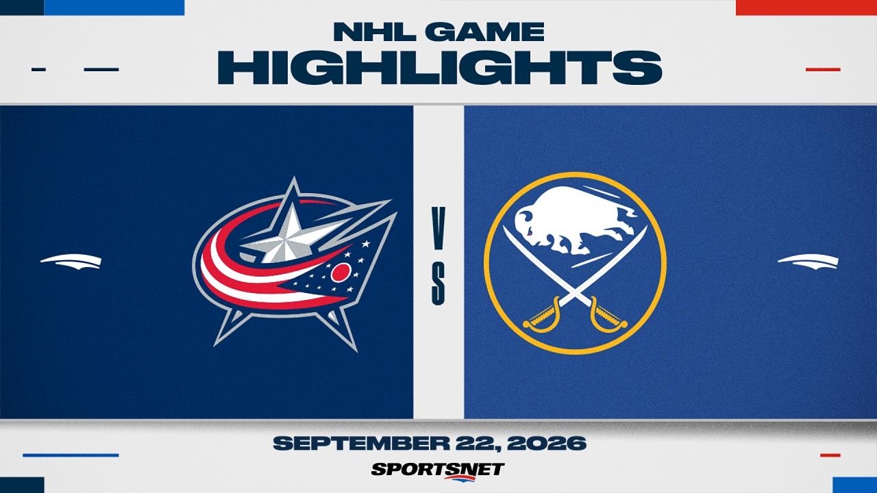 NHL Pre-Season Highlights | Blue Jackets vs. Sabres - September 22, 2026