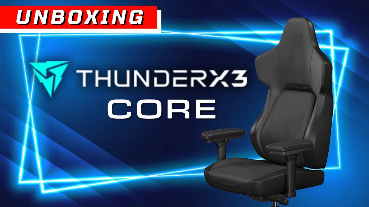 UNBOXING GAMING CHAIR ThunderX3 Core Modern Black
