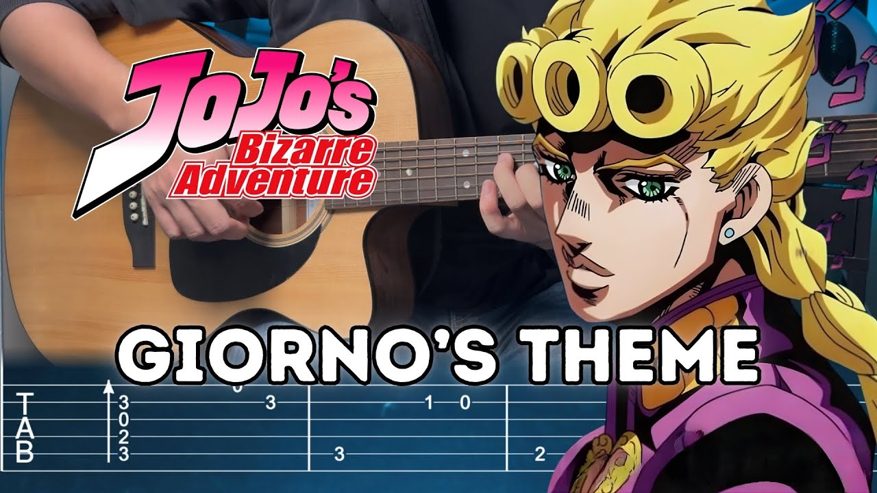 Giorno’s Theme (Il vento d'oro) - JoJo's Bizarre Adventure | Fingerstyle Guitar TAB