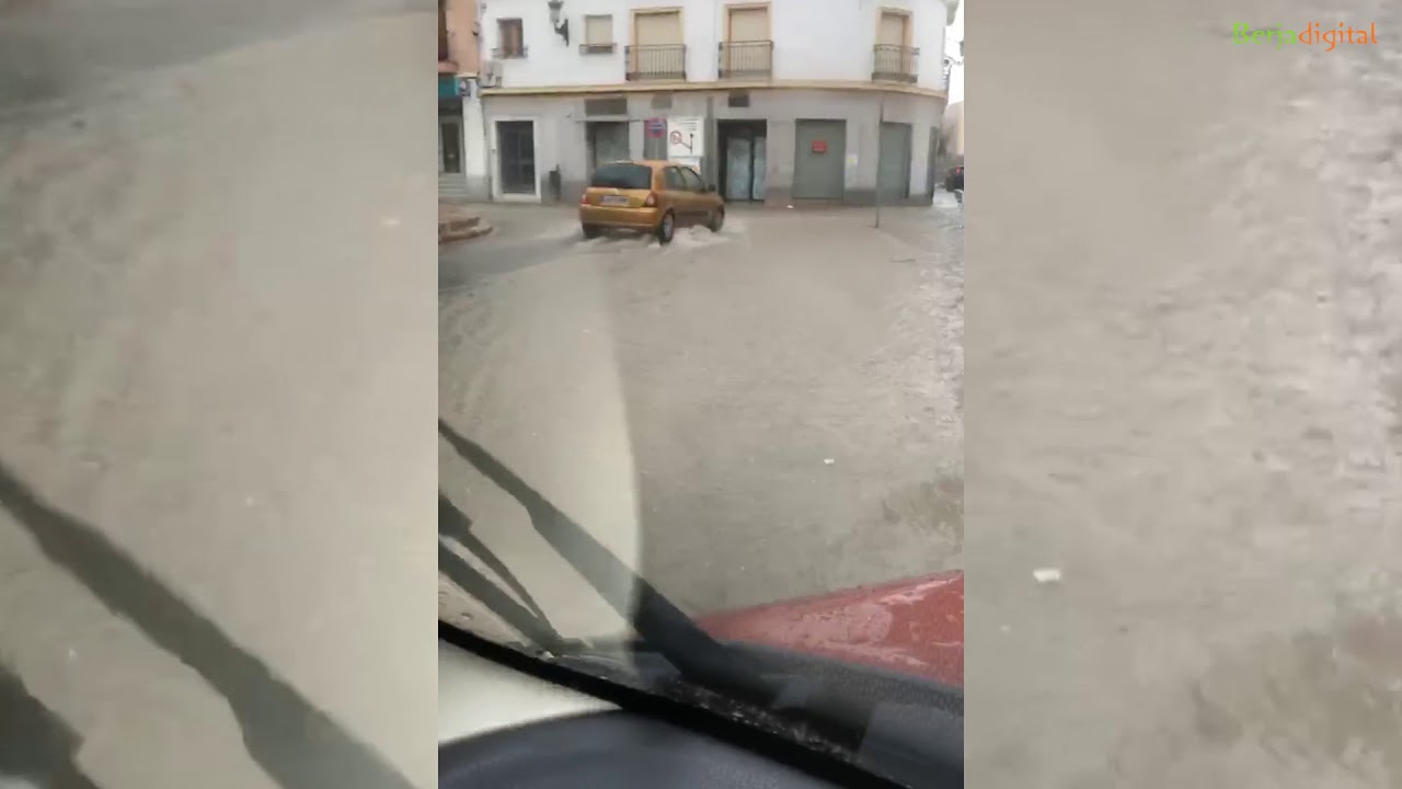 Fuertes lluvias en Berja (Almería) - Septiembre de 2018