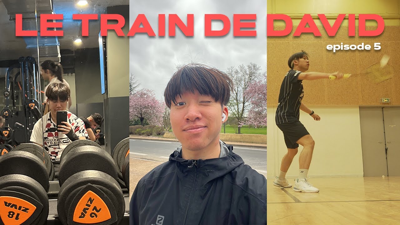 5 jours dans ma vie ! (Badminton, course, muscu..) | Le train de David #5
