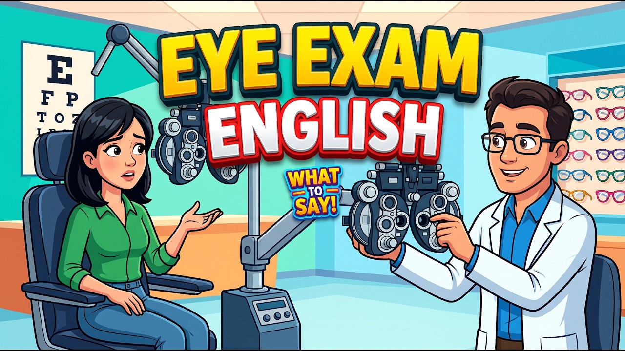 Getting an Eye Exam in English | What to Say at the Eye Doctor