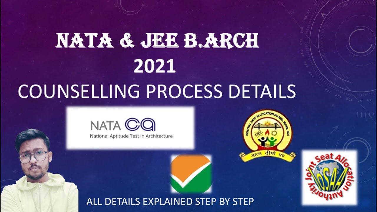 NATA & JEE B.ARCH 2021 DETAILED COUNSELLING PROCESS | STEP BY STEP |