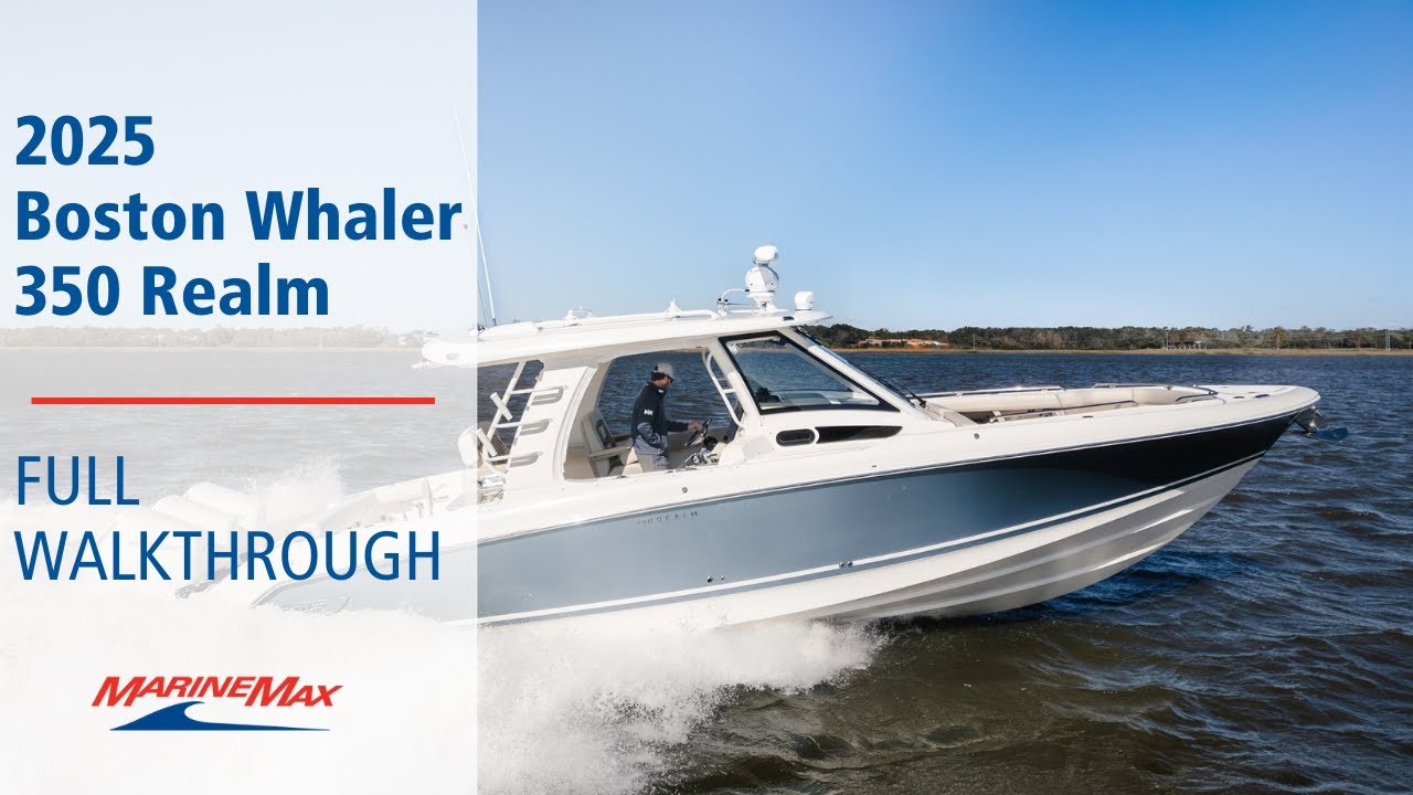 2025 Boston Whaler 350 Realm | Available Now at MarineMax Charleston