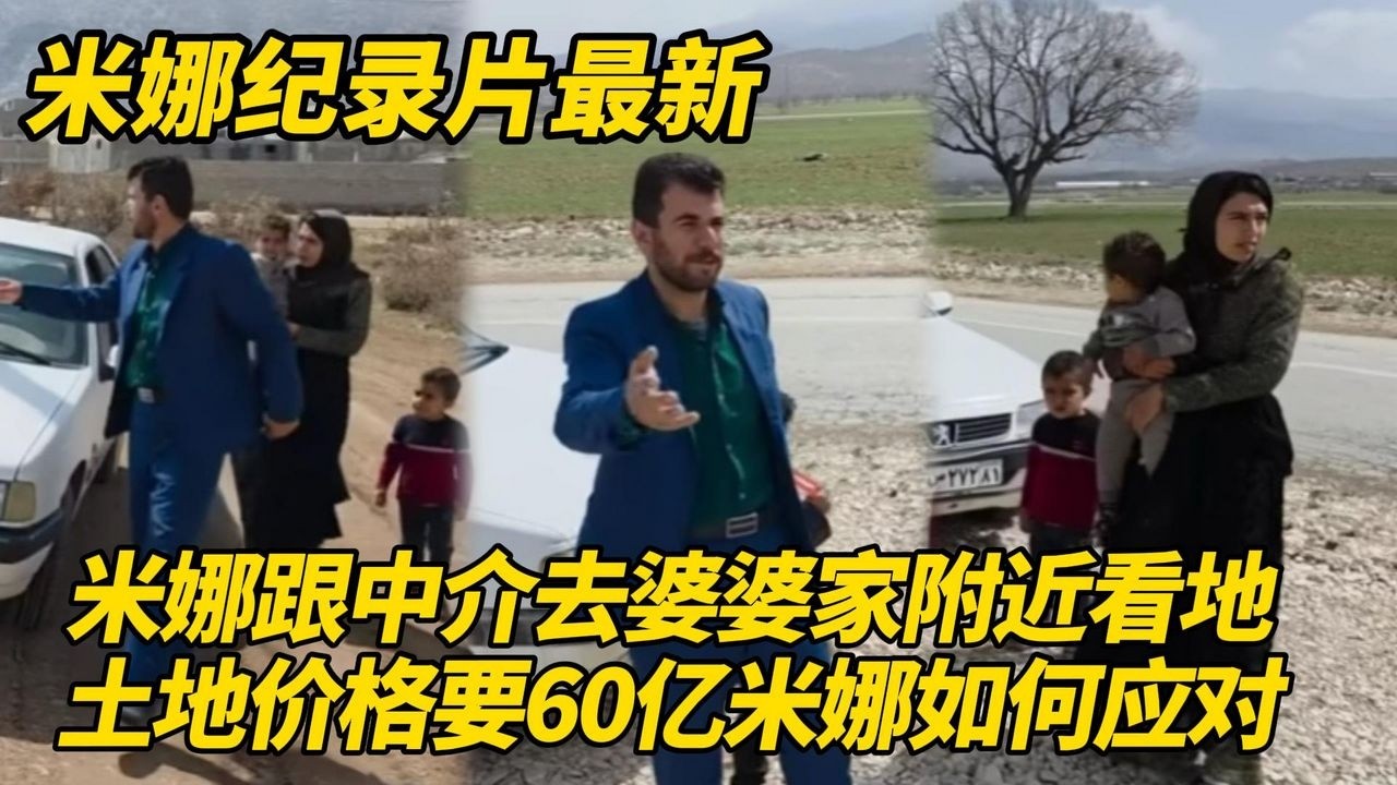米娜跟中介去婆婆家附近看土地！价格要60亿托曼，米娜该如何应对？卡迪尔榨干了她的积蓄 #纪录片 #伊朗游牧民生活
