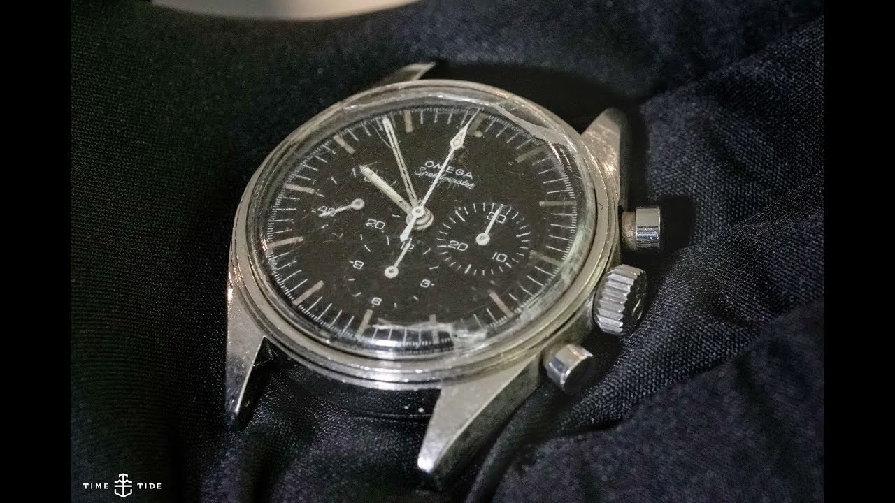 This is the last watch that walked on the moon, in my hand! The Omega Speedmaster ref ST105.003