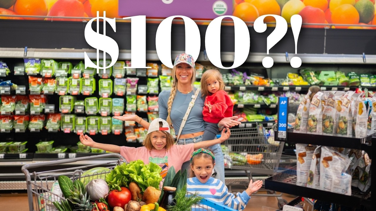 I Tried to Feed My Family for $100…Here’s What Happened 🌱 Walmart Plant-Based Grocery Haul