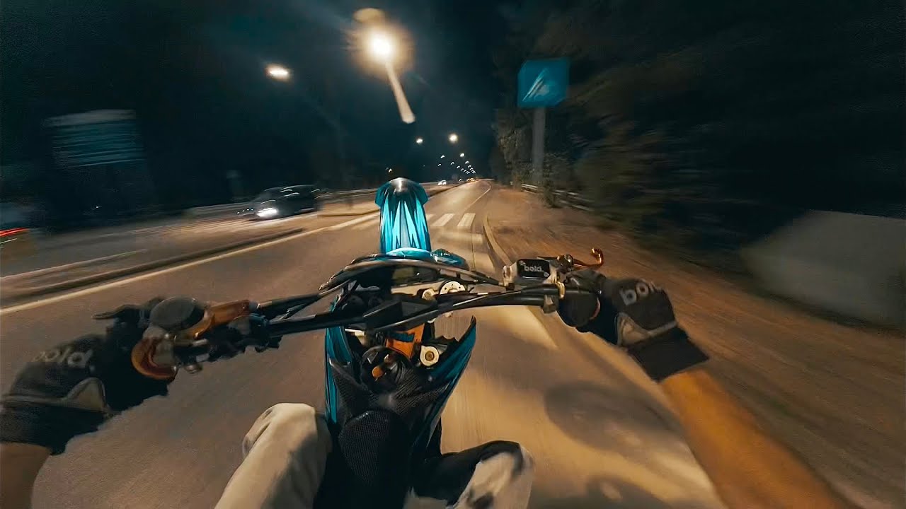 SUPERMOTO | SOLO NIGHT RIDE 4k