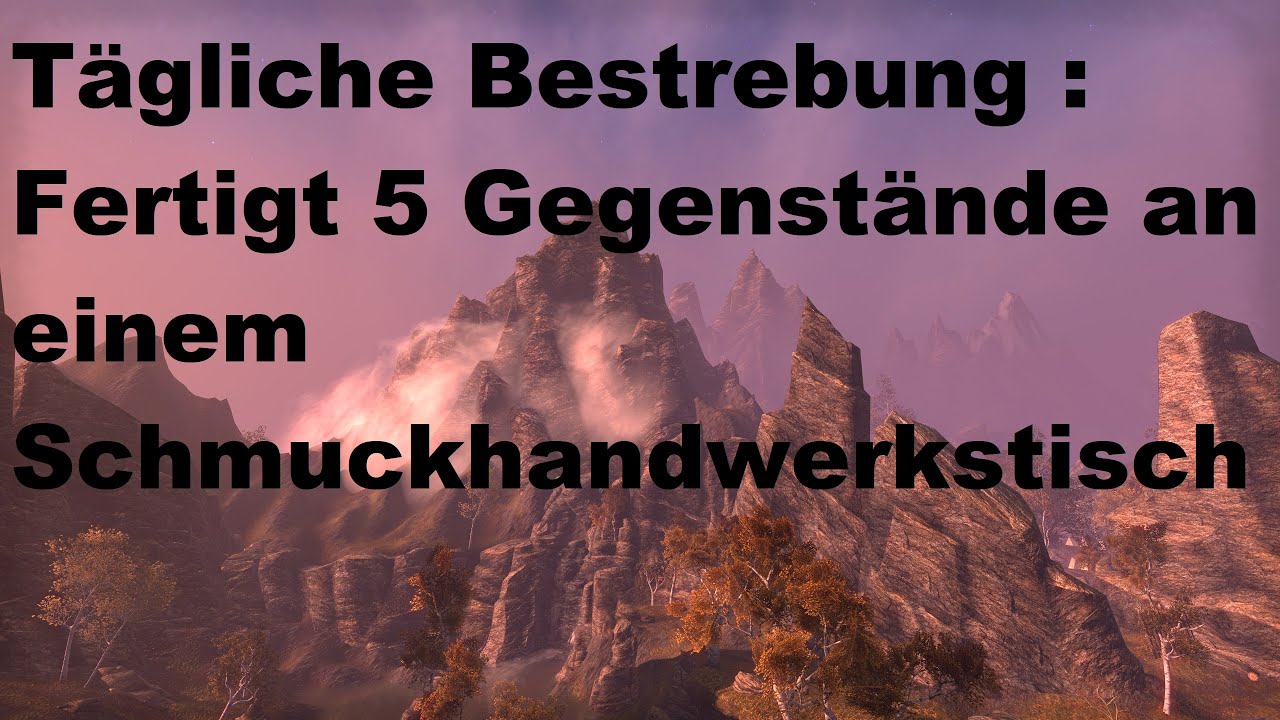 T&auml;gliche Bestrebung : Fertigt 5 Gegenst&auml;nde an einem Schmuckhandwerkstisch